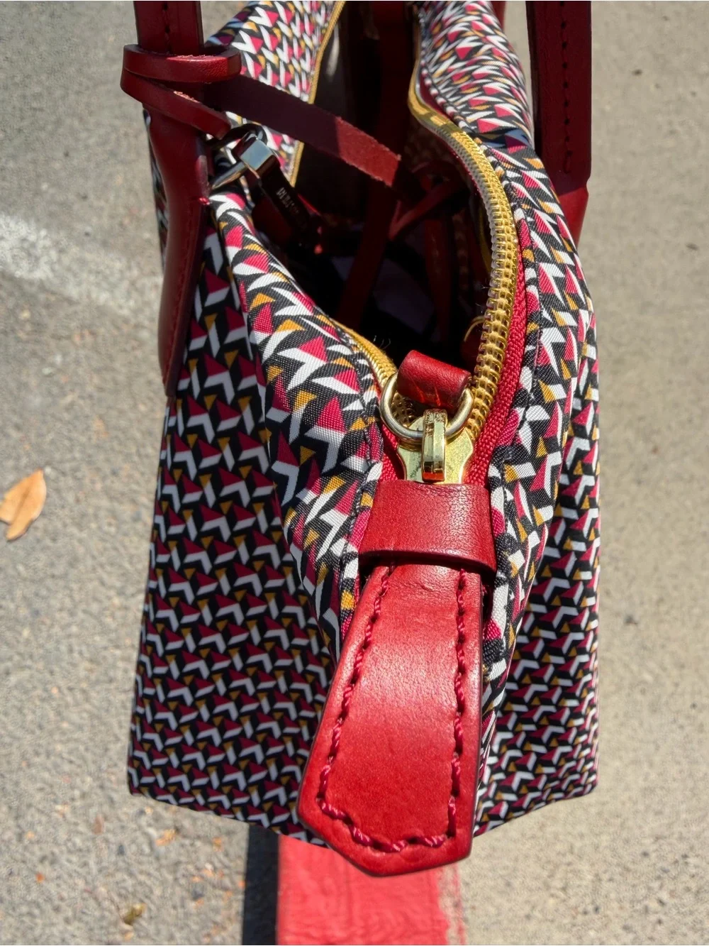 Roberta Pieri Tatami print tote crossbody
